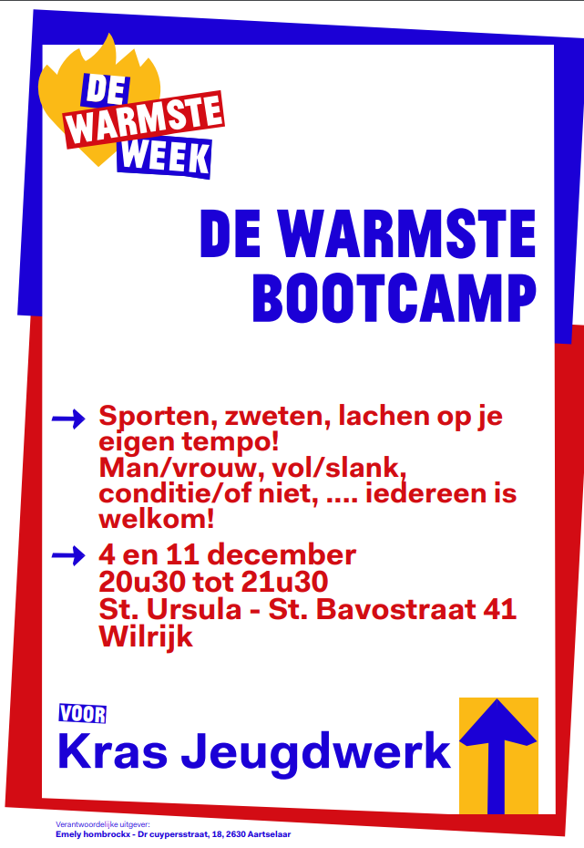 Sport je fit en steun Kras!