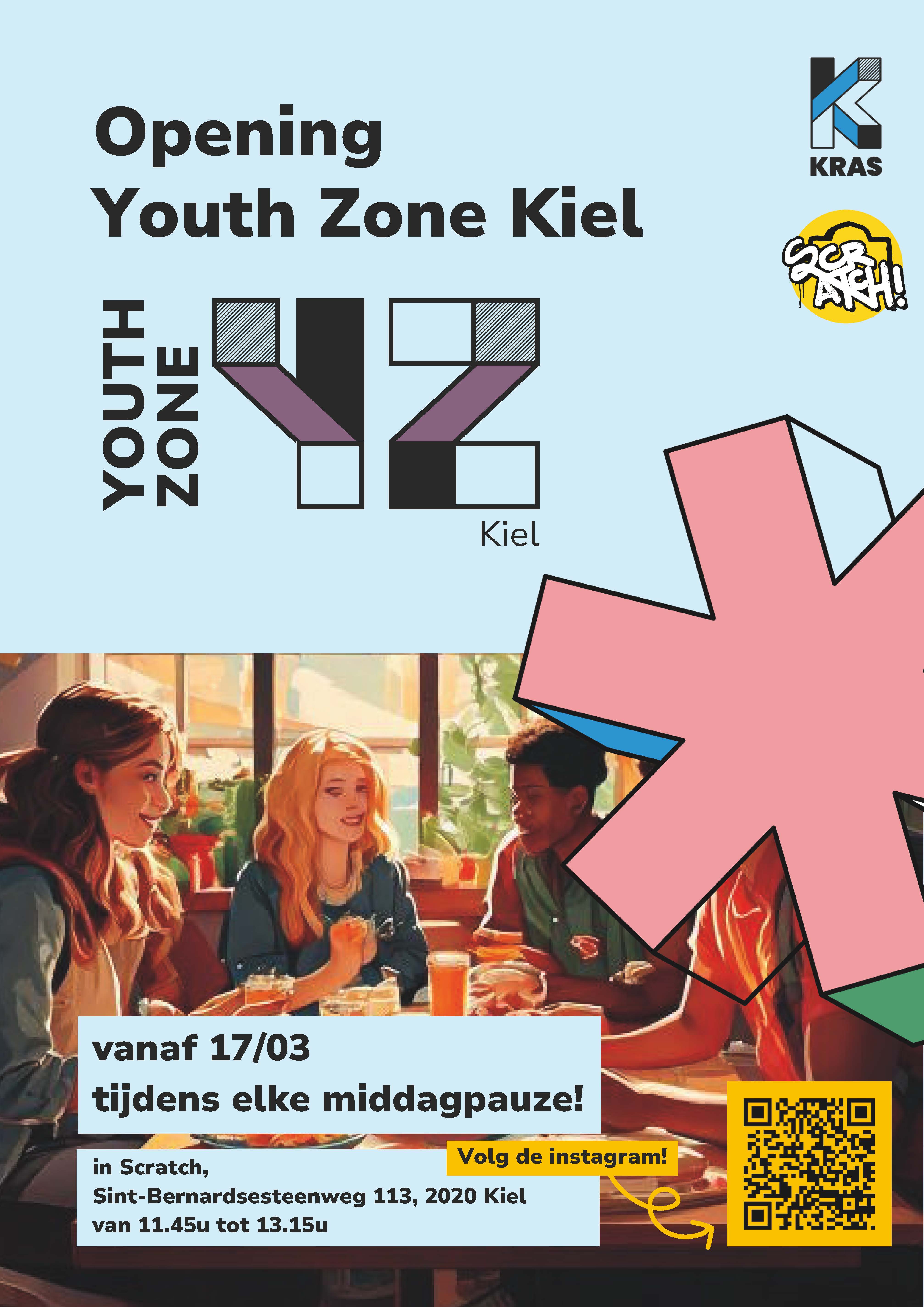 Kom tijdens je middagpauze langs om te chillen, eten, spelen of een vraag te stellen!