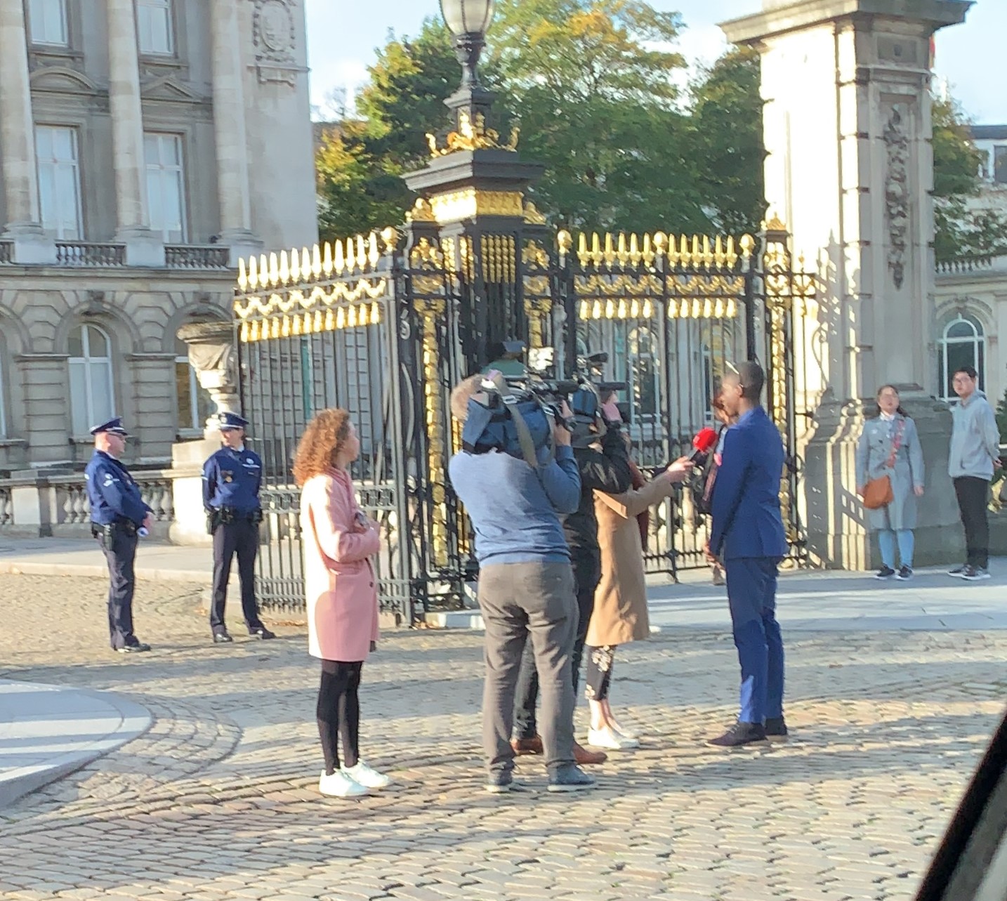 Benji mocht naar het verjaardagsfeest van kroonprinses Elisabeth