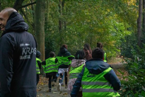 Kras Zuid griezelt tijdens halloweentocht