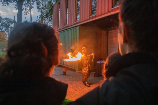 Kras Zuid griezelt tijdens halloweentocht